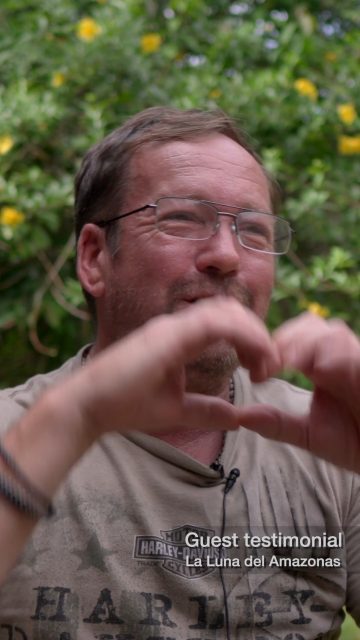 Andrew from London talks about his very first experience with Ayahuasca after a 14-day retreat at La Luna del Amazonas.
Watch the full testimonial on our youtube channel.
#ayahuasca